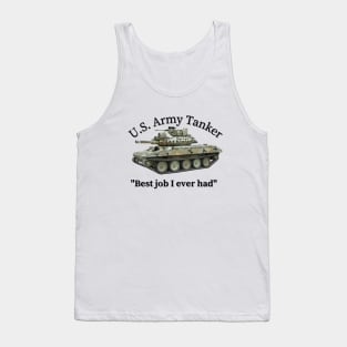 U.S. Army Tanker Best Job I Ever Had M551 Sheridan Tank Top